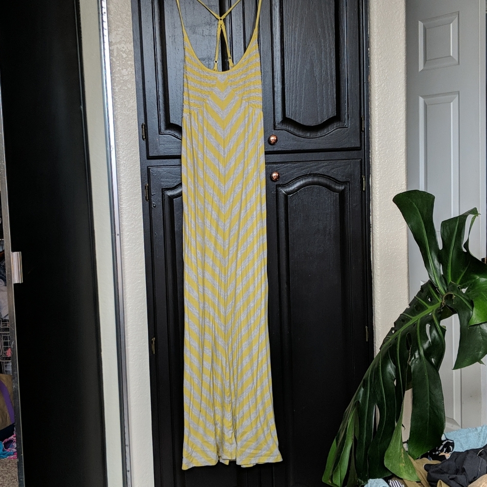 Racer back maxi dress